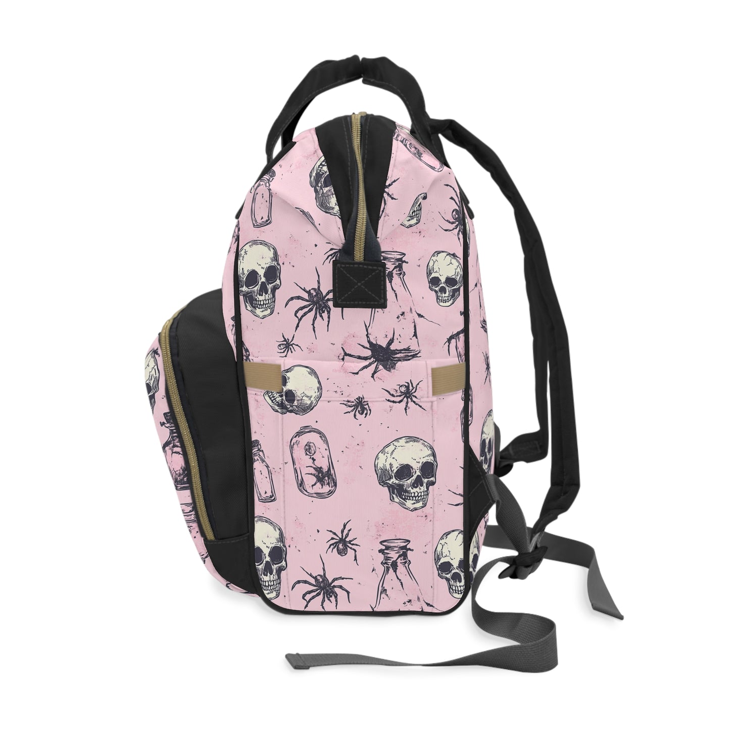 Gothic Pink Baby Diaper Bag