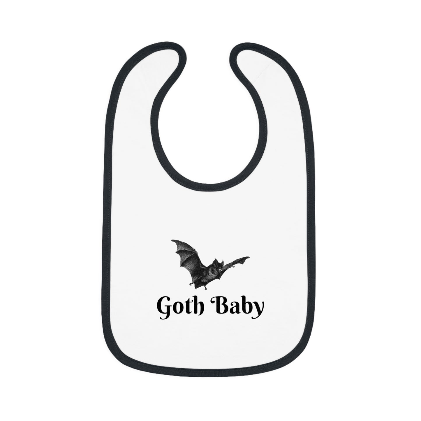 Goth Baby Bib