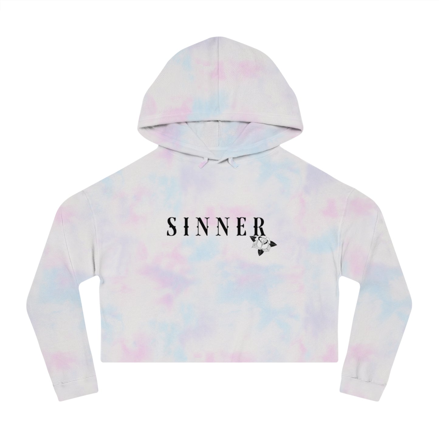 Sinner Womens Crop Hoodie