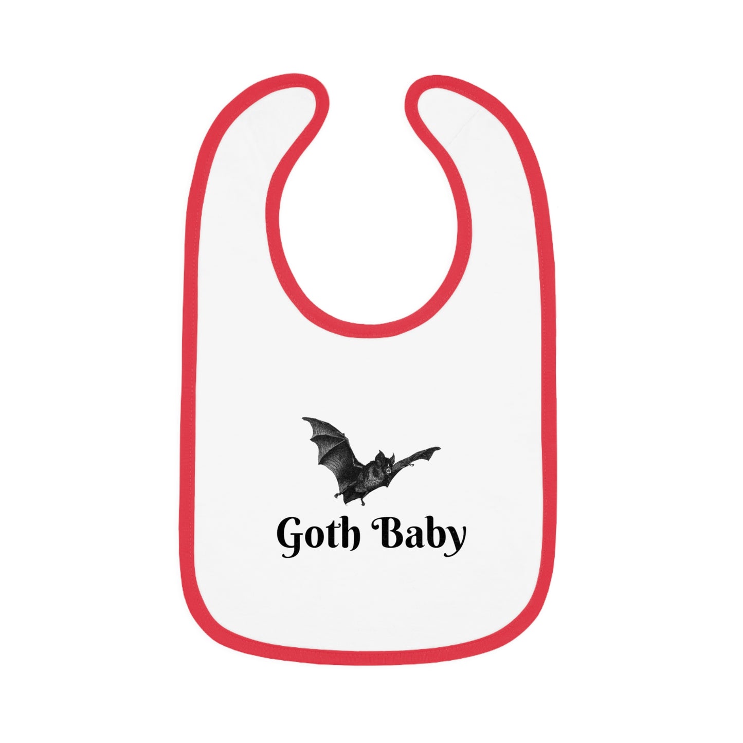 Goth Baby Bib