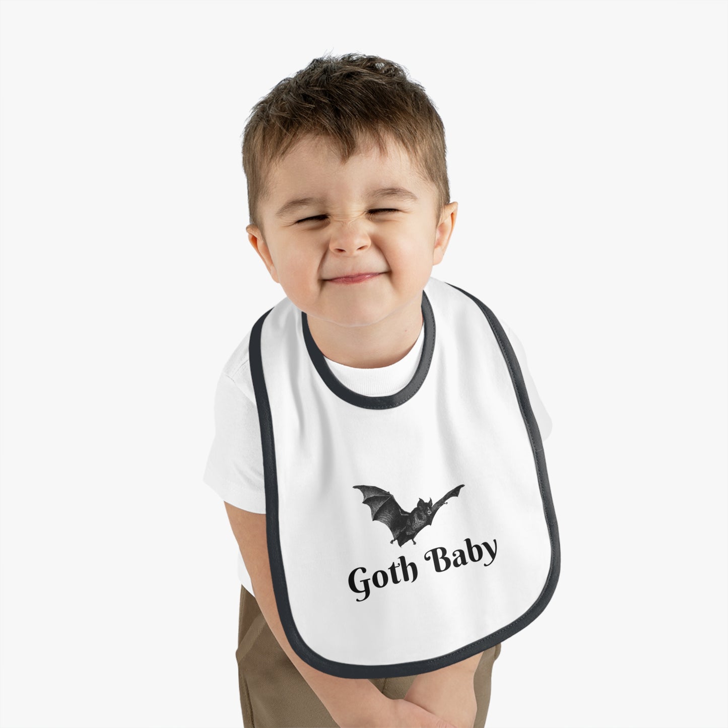 Goth Baby Bib