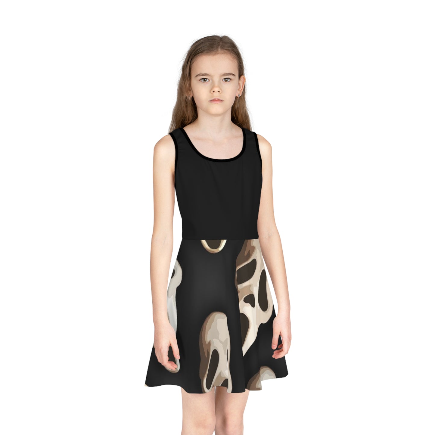 Girls Ghost Face Horror Dress