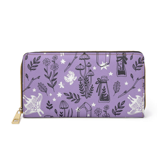 Plant Witch Zipper Wallet