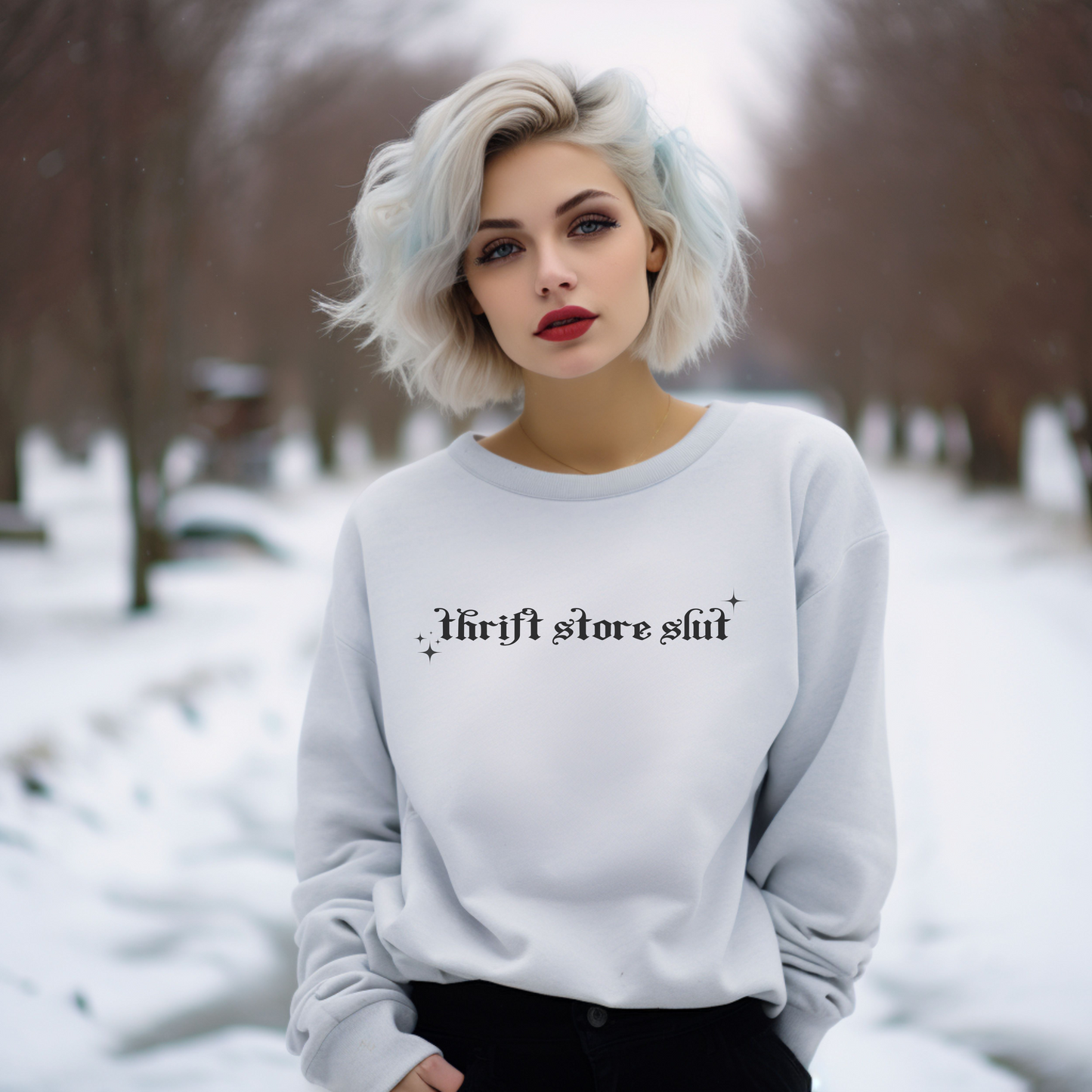 Thrift Store Slut Sweatshirt