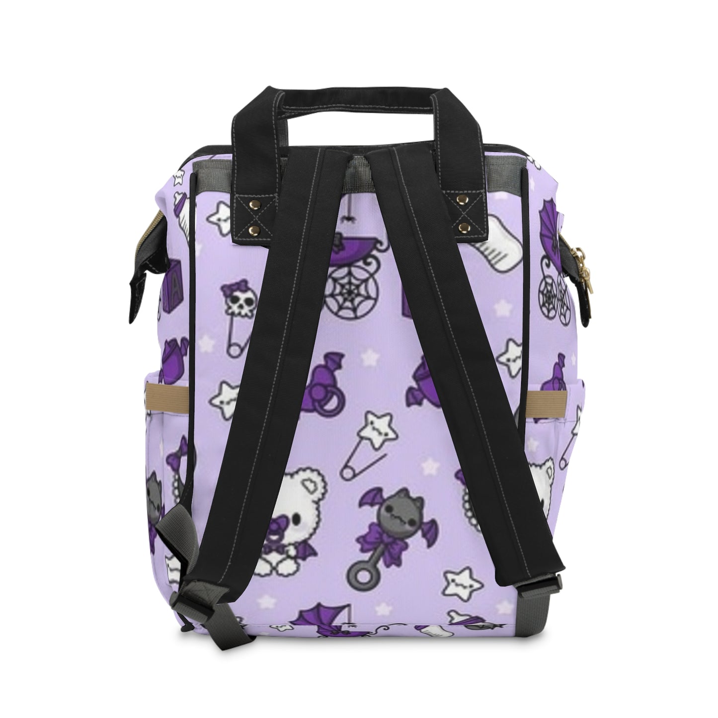 Goth Purple Baby Diaper Bag