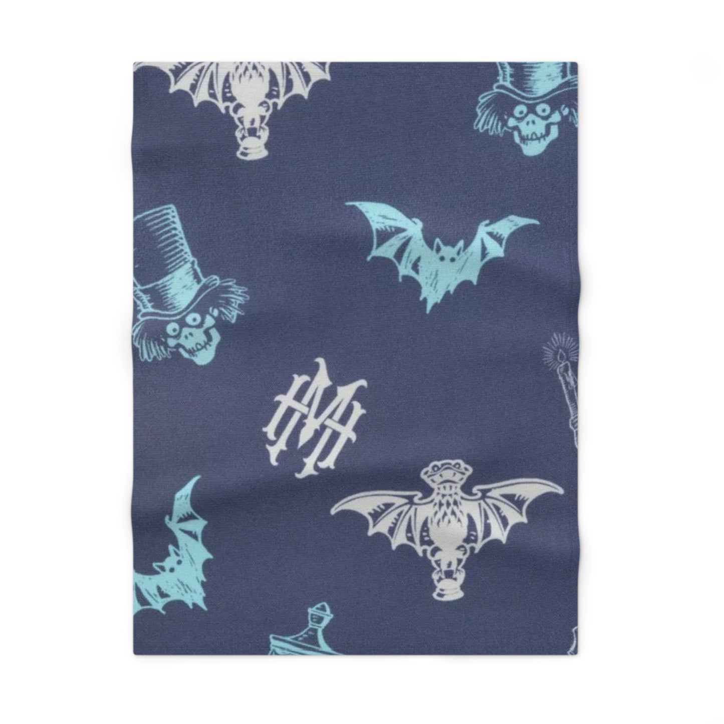 Haunted Mansion Hatbox Ghost Baby Blanket