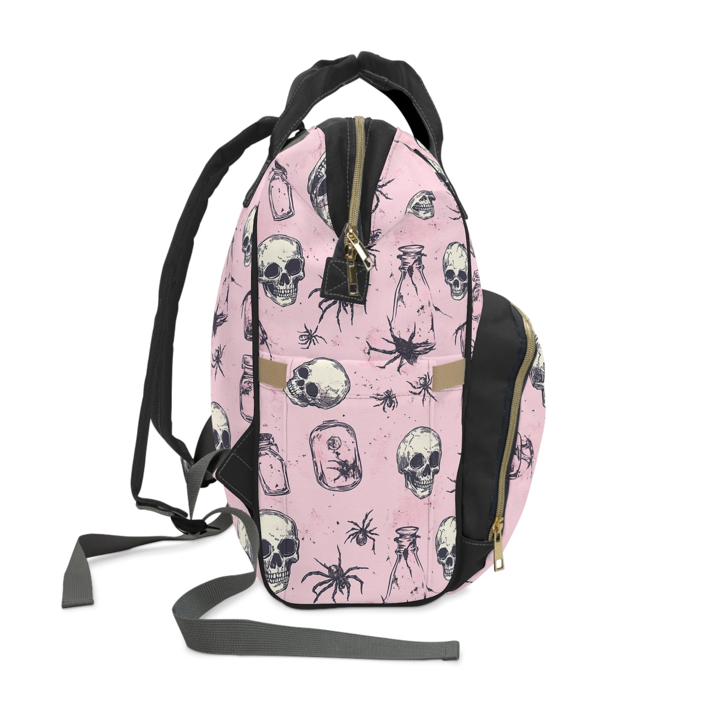 Gothic Pink Baby Diaper Bag