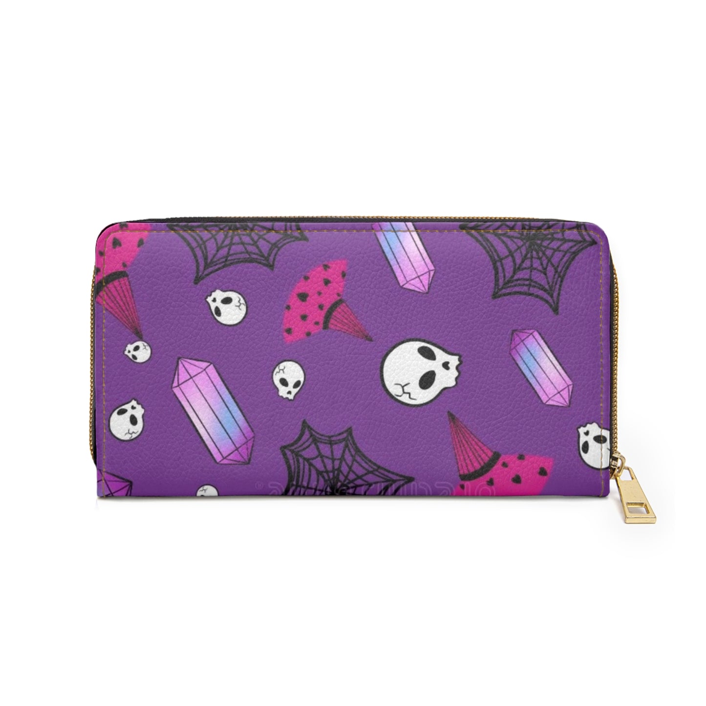 Crystal Witchy Zipper Wallet