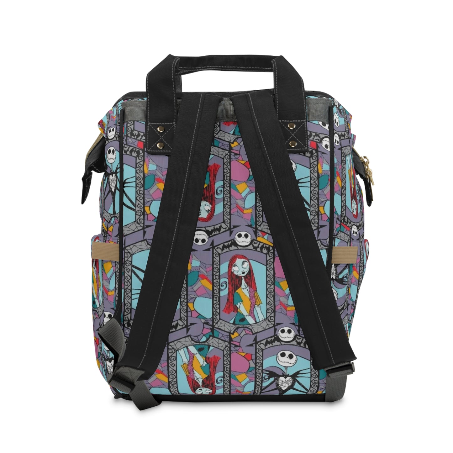 Nightmare before Christmas stained glass diaper bag | goth diaper bag