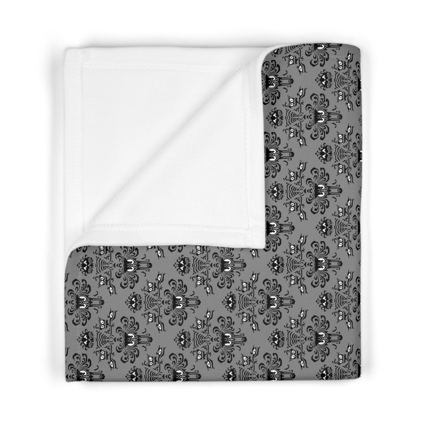 Haunted mansion wallpaper baby blanket