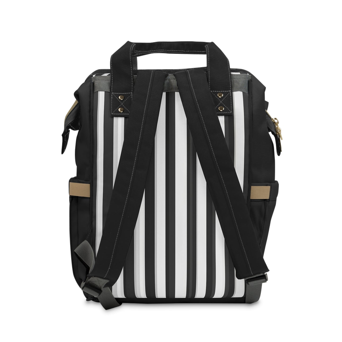 Gothic Stripe Baby Diaper Bag