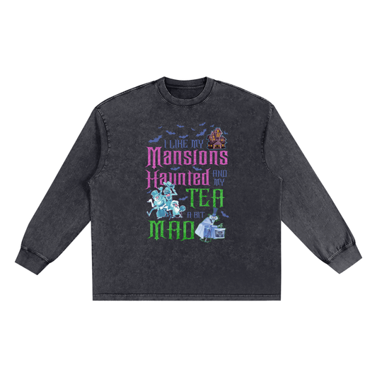 Haunted Mansion Oversize Long Sleeve T-shirt