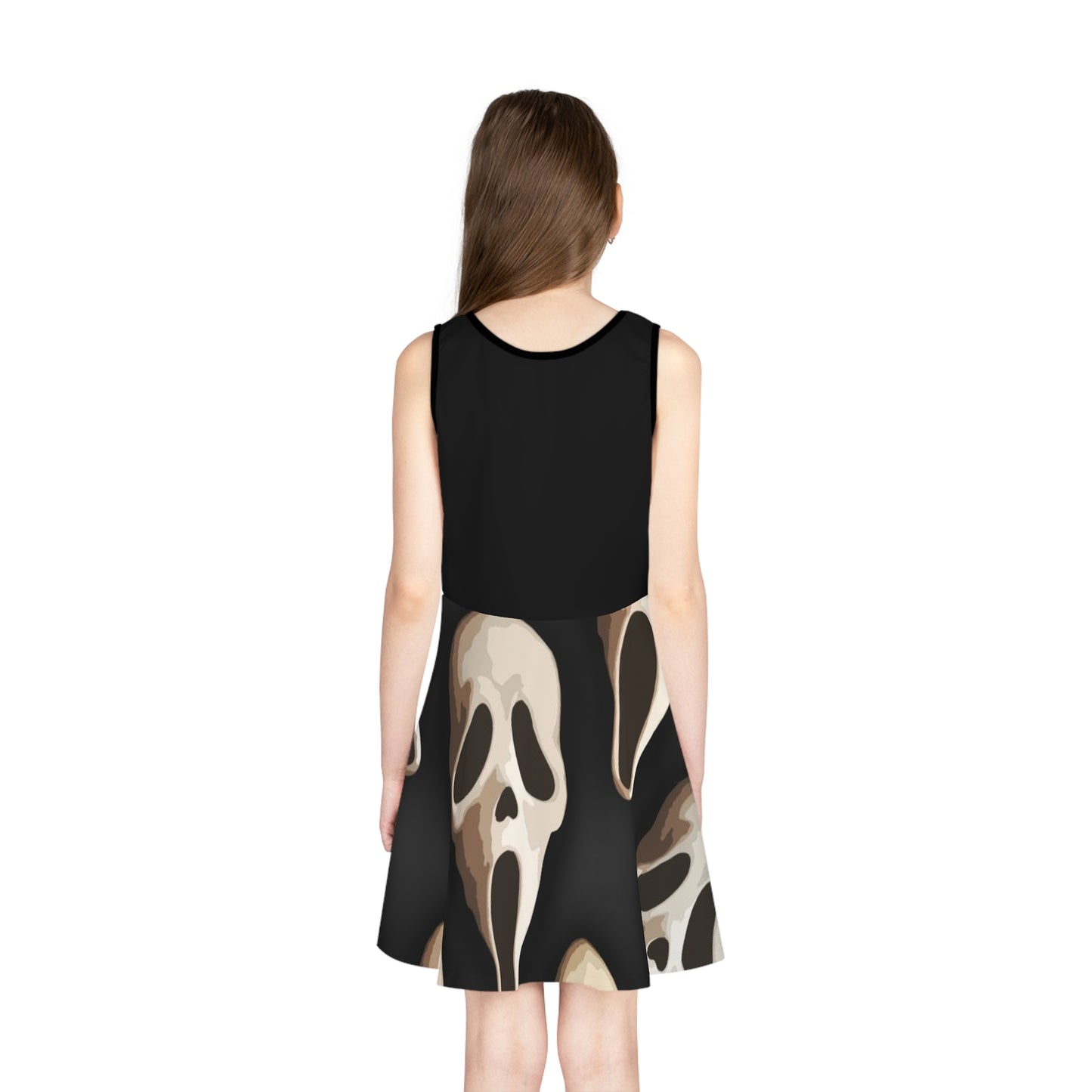 Girls Ghost Face Horror Dress