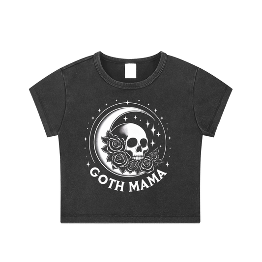 Goth Mama Crop Top