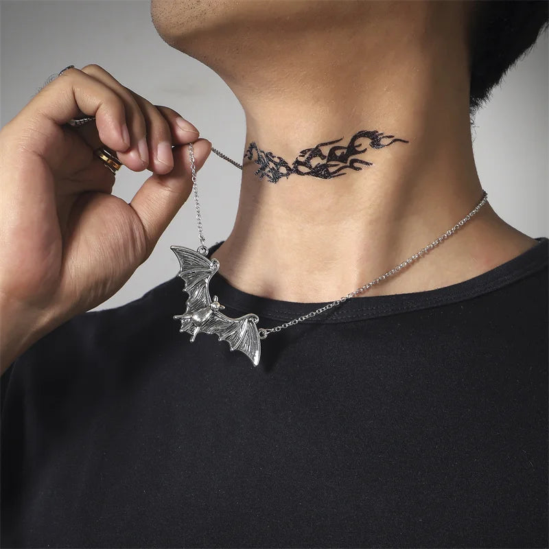 Gothic Bat Chocker Necklace