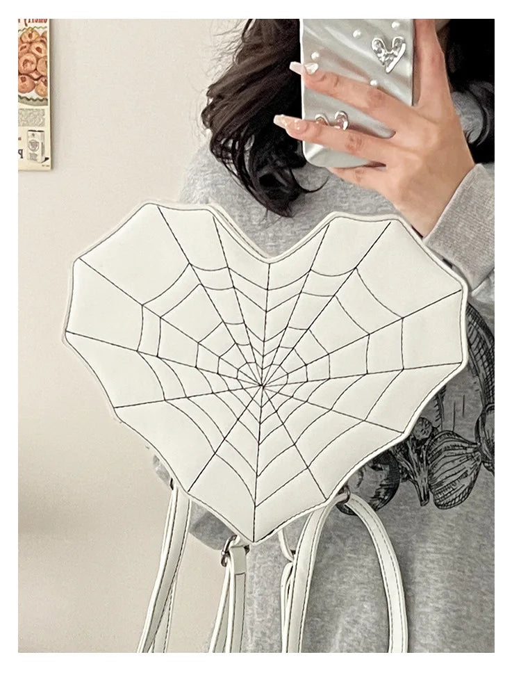 Heart Cobweb Crossbody Bag Handbag Purse