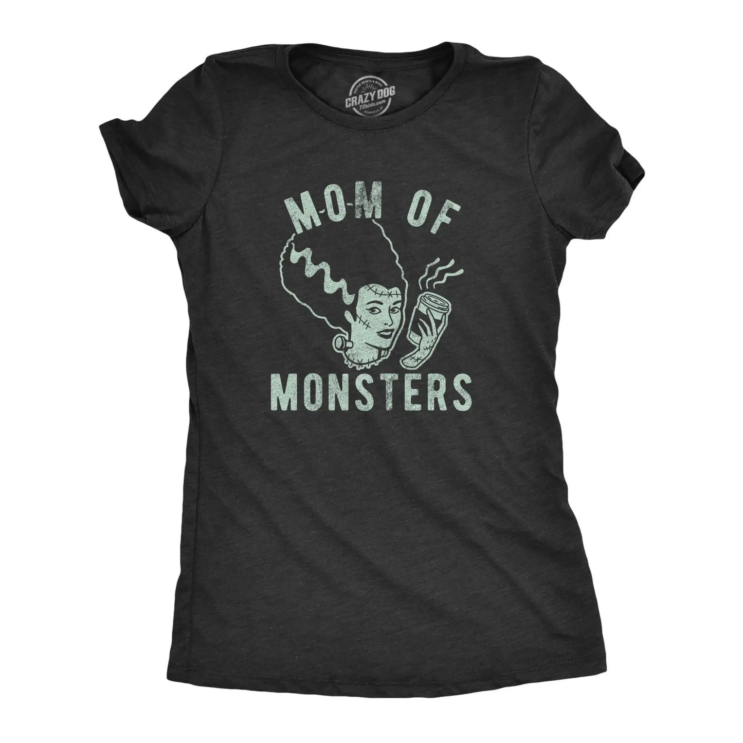 Mom Of Monsters Bride Frankenstein T Shirt