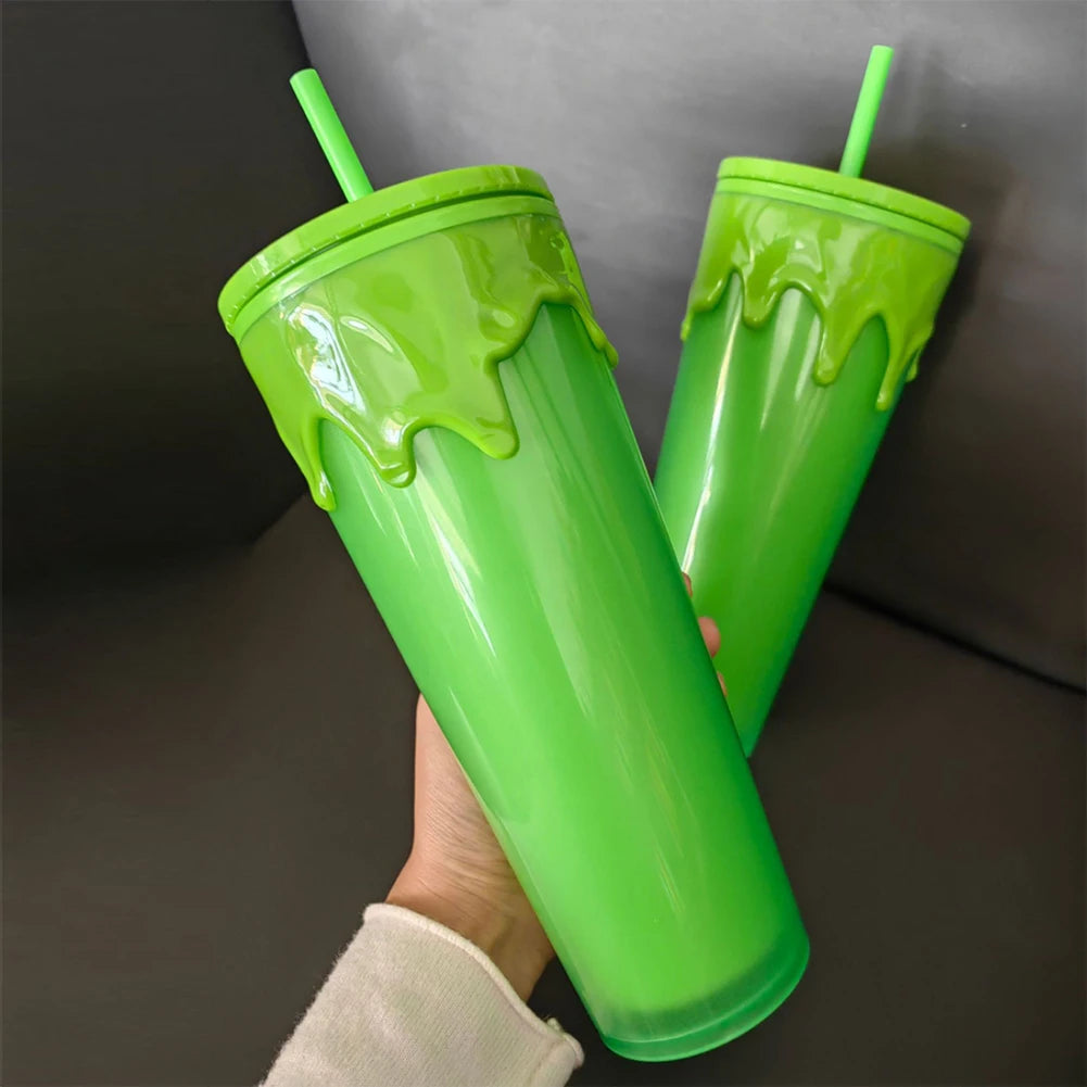 Slime Green Glow In The Dark Tumbler