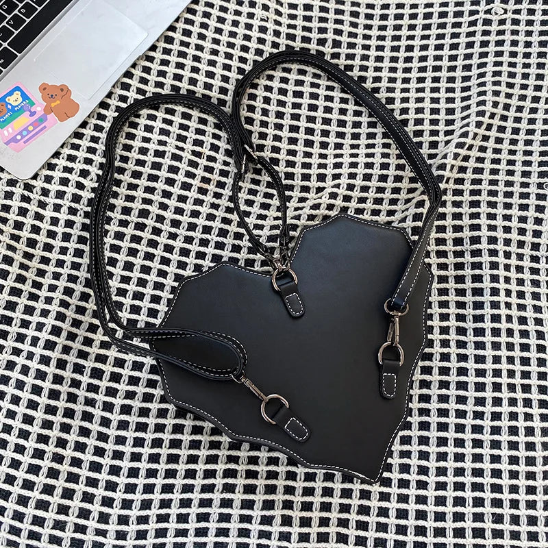 Heart Cobweb Crossbody Bag Handbag Purse