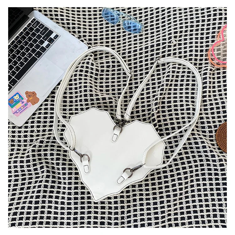 Heart Cobweb Crossbody Bag Handbag Purse