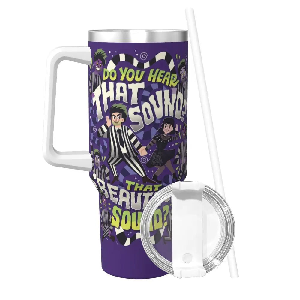 Beetlejuice Stainless Steel Tumbler