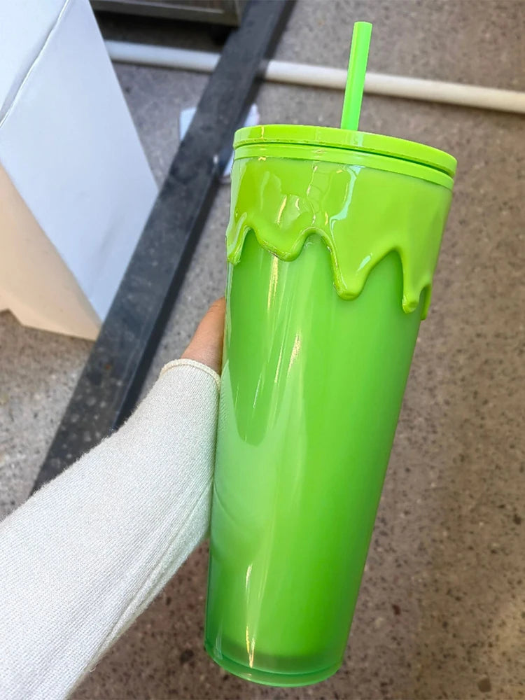 Slime Green Glow In The Dark Tumbler