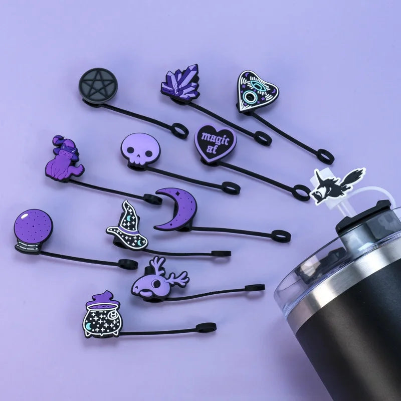 Silicone Witchy Straw Toppers