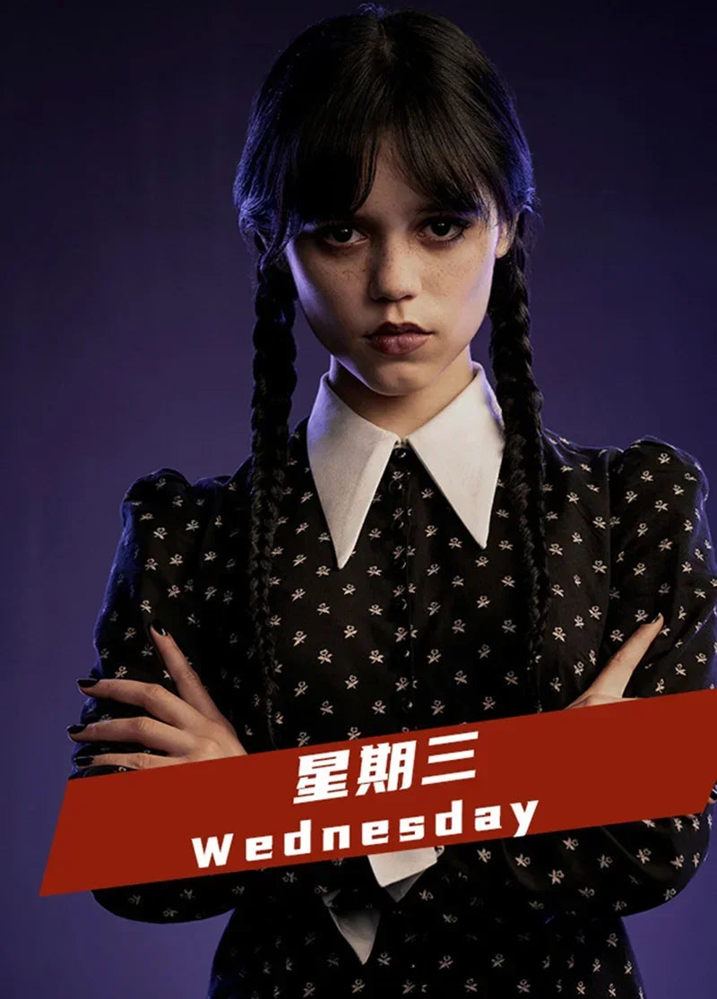 Kids Gothic Wednesday Dress