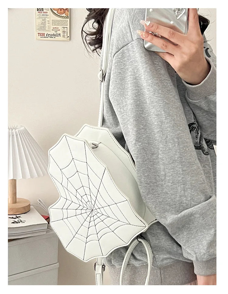 Heart Cobweb Crossbody Bag Handbag Purse