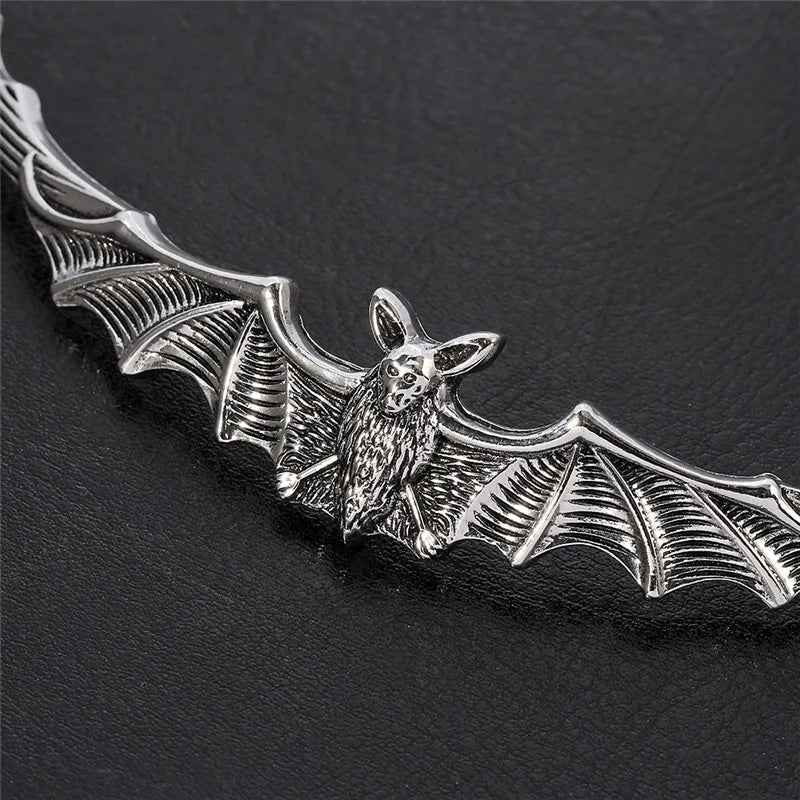 Gothic Bat Chocker Necklace