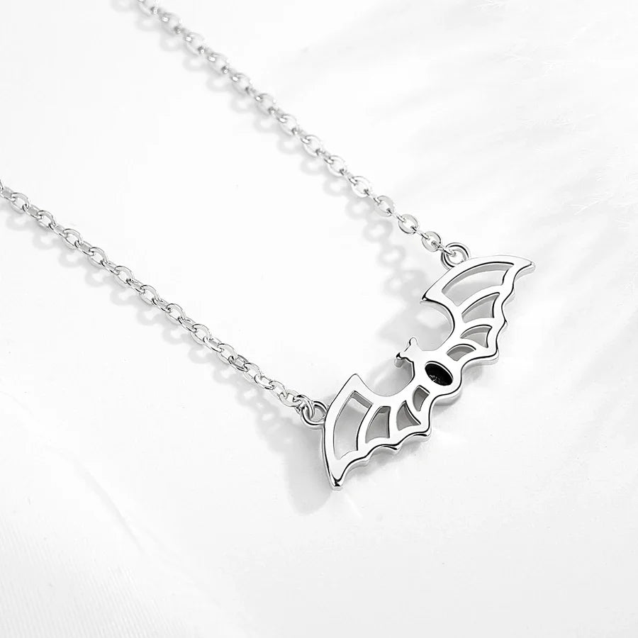 Bat Eagle 925 Sterling Silver Necklace