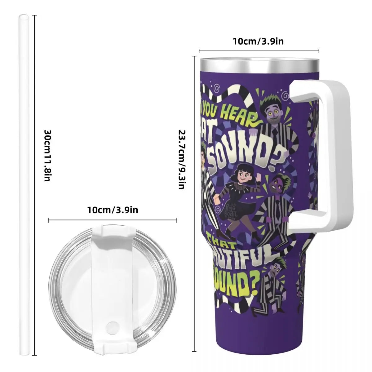 Beetlejuice Stainless Steel Tumbler